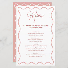 Rosa und weiße graue Karte mit Namen