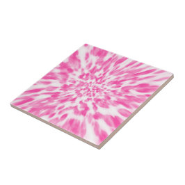 Rosa und weiße Krawatte Fliese