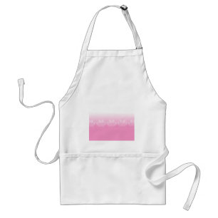 Rosa und weiße Pfeifen mit Zeitungspapier-Hintergr Schürze