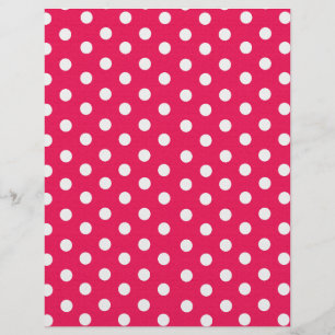 Rosa und weiße Polka-Punkte