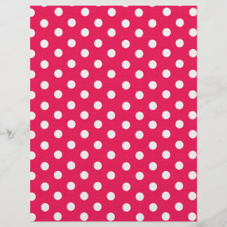 Rosa und weiße Polka-Punkte