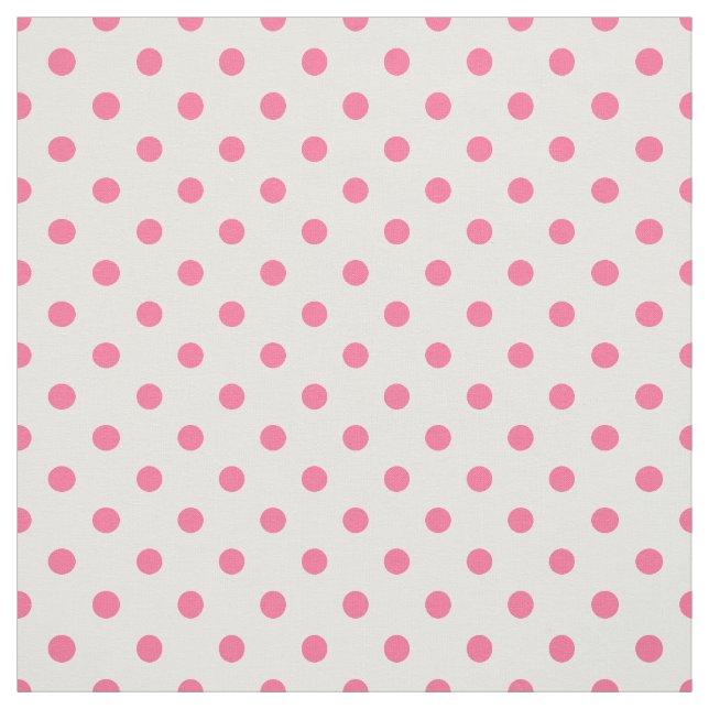 Rosa und weiße Punkte - Baumwollgewebe aus Combat Stoff (Muster)