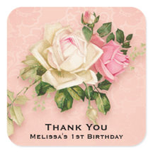 Rosa und Weiße Rose Bouquet Geburtstagskorb