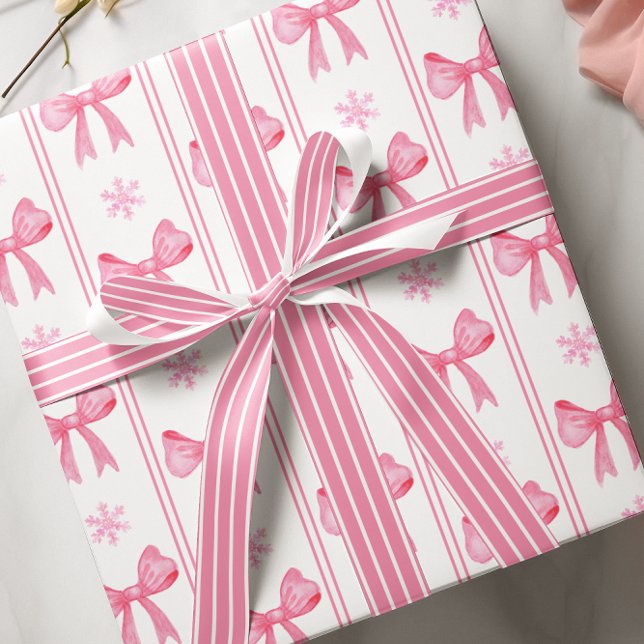 Rosa und weiße Satin Satinband (Von Creator hochgeladen)