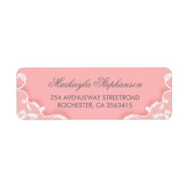 Rosa und weiße Spitzen