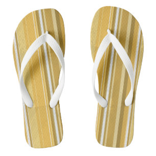 Rosa und weiße Streifen Flip Flops