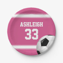 Rosa und weiße Streifen Jersey Fußball