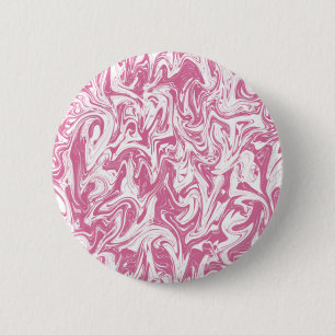 Rosa und weißer Swirl Button
