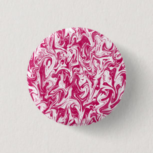 Rosa und weißer Swirl Button