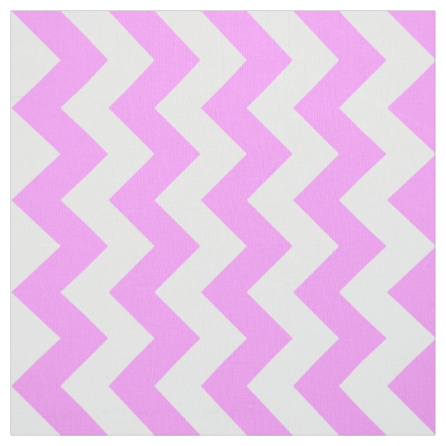 Rosa und weißer Zickzack-geometrisches Gewebe Stoff (Muster)