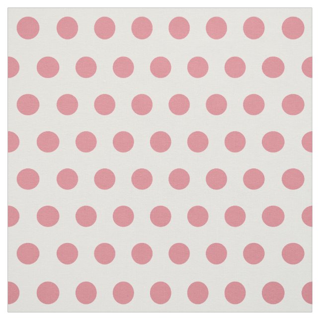 Rosa und weißes Tupfen-Handwerks-Gewebe Stoff (Muster)