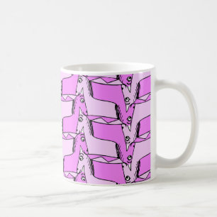 Rosa Unicorn Tasse