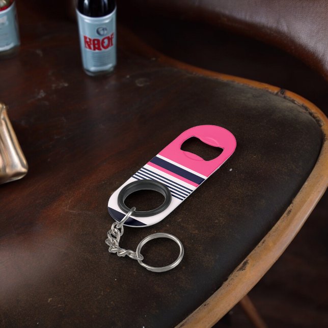 Rosa Uniformstreifen Mini Flaschenöffner (Bottle Openers)
