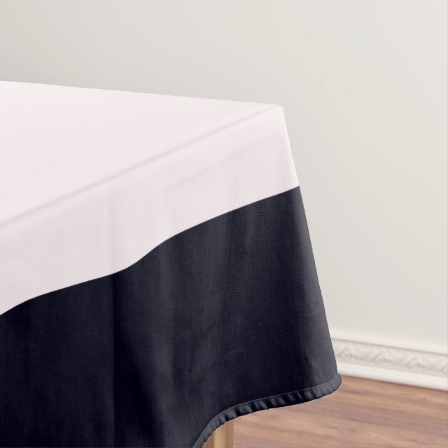 Rosa Uniformstreifen Tischdecke (Beispiel)