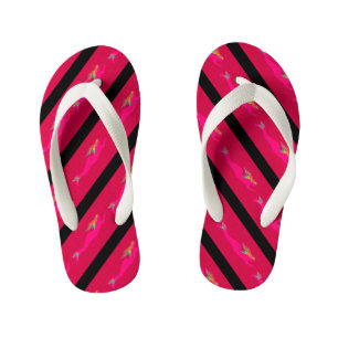 rosa Unterwassermeerjungfrauen striped Kinderbadesandalen
