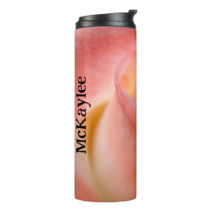 Rosa Valentinsliebe-Wasserflasche Thermosbecher