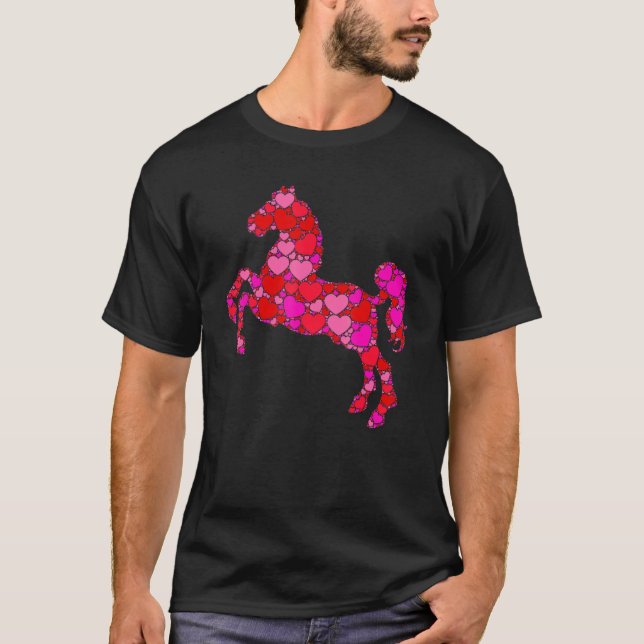 Rosa Valentinstag für die Frauenhaus T-Shirt (Vorderseite)