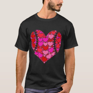 Rosa Valentinstag Geschenk für Frauen T-Shirt