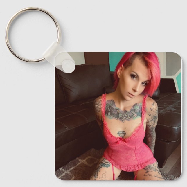 Rosa Verführung/MVR-Schlüsselanhänger Schlüsselanhänger (Vorderseite)