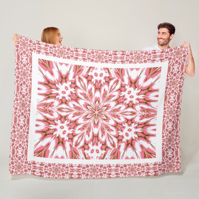 Rosa Vergiss-Me-Nots Fleecedecke (Beispiel)