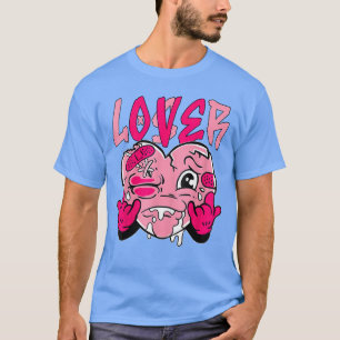 Rosa Verlierer Liebhaber Rosa Tropf Herz passend f T-Shirt