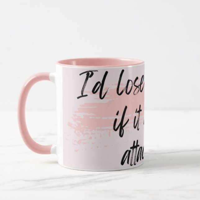 Rosa verliert meine Tasse (Links)