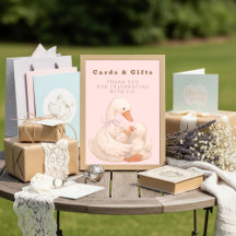 Rosa Verrückte Gans Karten und Geschenke Tischesch