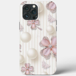 Rosa Vierblatt-Kleeblatt Case-Mate iPhone Hülle