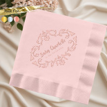 Rosa viktorianische Babyparty im Vintage-Stil