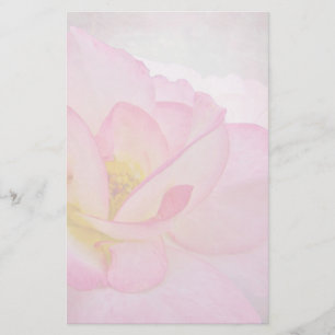 Rosa Viktorianische Rose Briefpapier