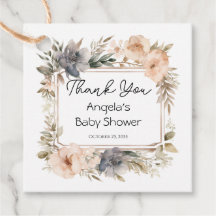 Rosa Vintage-Blumen-Mädchen-Baby-Party