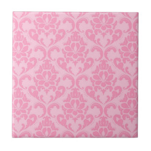 Rosa Vintage-Design Fliese