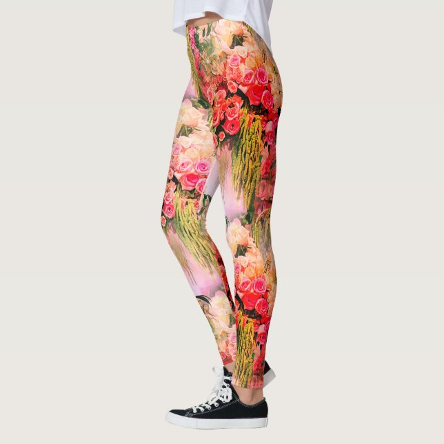 Rosa Vintage Rose Leggings (Links)
