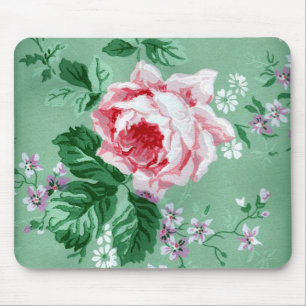 Rosa Vintage-Tapete-Mauspad Mousepad