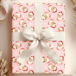 Rosa Vintager Weihnachtsmann mit Blick auf das Was Geschenkpapier<br><div class="desc">Wrap deine Geschenke in festlichem Beifall mit unserem rosa Vintagen Weihnachtsmann Face Watercolor Wrapping Paper! Dieses charmante Design besticht durch nostalgische Aquarellbilder des Weihnachtsmanns, die vor einem lebendigen Hintergrund mit Set und zarten Schneeflocken geschmückt sind. Ideal, um Ihre Urlaubsgeschenke mit einer Touch Vintagen Charmes zu versehen. Dieses Packpapier wird Ihre...</div>