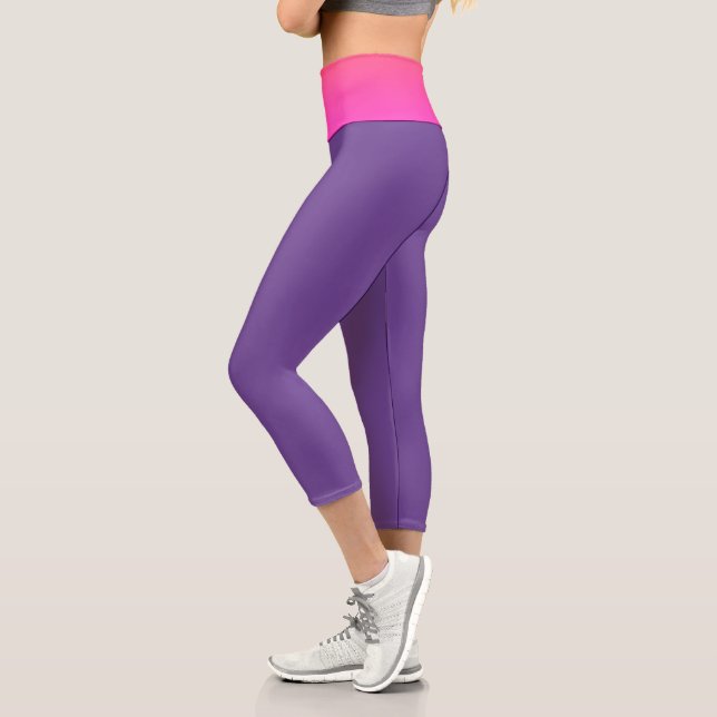 Rosa + Violett Capri Leggings (Links)