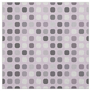 Rosa Violett Lila Retro Chic Rundquadrat Muster Stoff