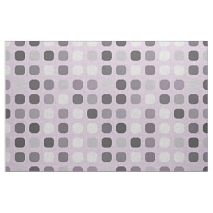Rosa Violett Lila Retro Chic Rundquadrat Muster Stoff