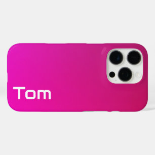 Rosa-violette Farbe - Personalisiert mit Ihrem Nam iPhone 16 Pro Hülle