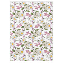 Rosa violette tropische Margerite und wilde Lilien