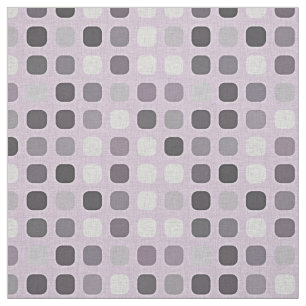 Rosa violettes lila quadratisches Kunst-Muster Stoff