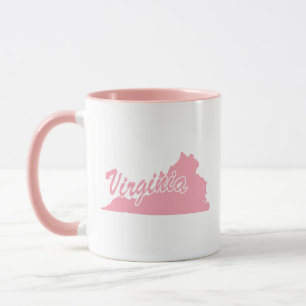 Rosa Virginia-State-Form-Tasse Tasse