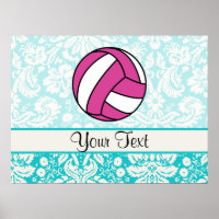 Rosa Volleyball; Damaskusmuster