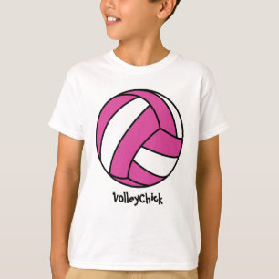 Rosa Volleyball (kundengerecht) T-Shirt