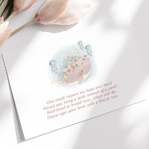 Rosa Wal Jellyfisch-Bücher für Baby Begleitkarte