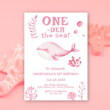 Rosa Wal unter dem Meer 1. Geburtstag