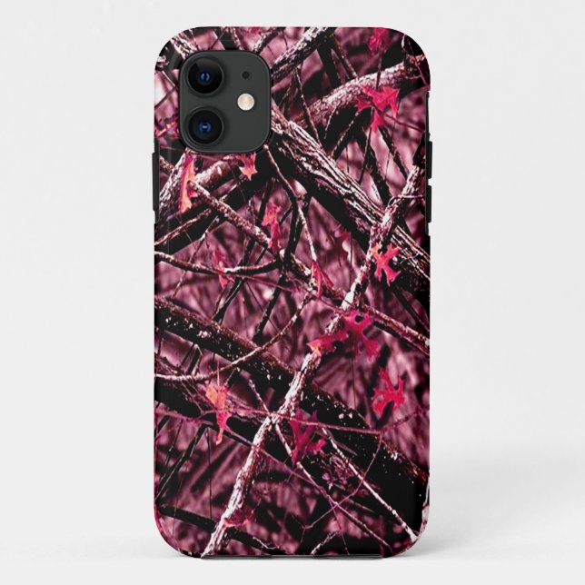 Rosa WaldCamouflage Case-Mate iPhone Hülle (Rückseite)