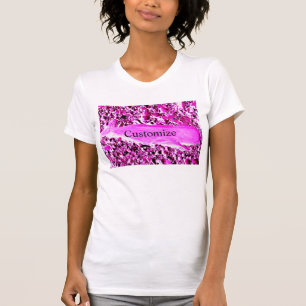 Rosa Wale schwimmen T-Shirt