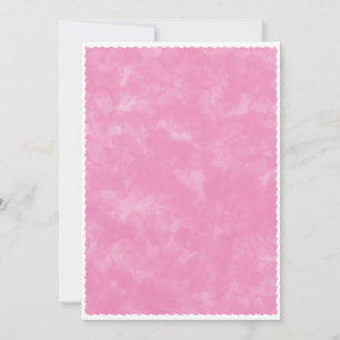 Rosa Wasserfarbe Hintergrund für Babyparty  Einladung