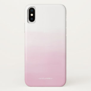 Rosa Wasserfarbe Ombre Personalisiert Case-Mate iPhone Hülle